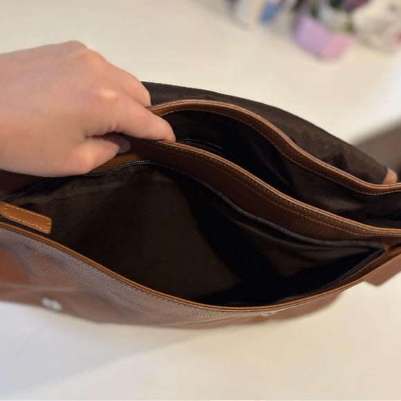 Coach  | Laptop Messenger Bag | Brown Leather - Picture 7 of 8